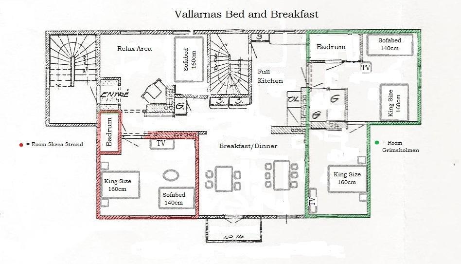 Vallarnas Bed & Breakfast ฟัลเคนเบิร์ก ภายนอก รูปภาพ